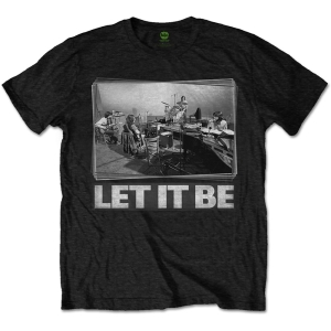 The Beatles - Let It Be Studio Uni Bl    i gruppen MERCHANDISE / T-shirt / Pop-Rock hos Bengans Skivbutik AB (5528342r)