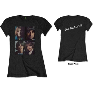 The Beatles - White Album Faces Lady Bl    i gruppen MERCHANDISE / T-shirt / Pop-Rock hos Bengans Skivbutik AB (5528344r)