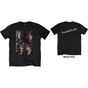 The Beatles - White Album Faces Uni Bl    i gruppen MERCHANDISE / T-shirt / Pop-Rock hos Bengans Skivbutik AB (5528345r)