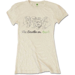 The Beatles - Outline Faces On Apple Lady Sand    i gruppen MERCHANDISE / T-shirt / Pop-Rock hos Bengans Skivbutik AB (5528346r)