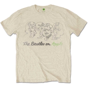 The Beatles - Outline Faces On Apple Uni Sand    i gruppen MERCHANDISE / T-shirt / Pop-Rock hos Bengans Skivbutik AB (5528347r)