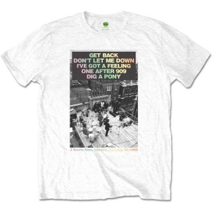 The Beatles - Rooftop Songs Gradient Uni Wht    i gruppen MERCHANDISE / T-shirt / Pop-Rock hos Bengans Skivbutik AB (5528369r)