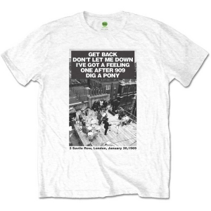 The Beatles - Rooftop Songs Uni Wht i gruppen MERCHANDISE / T-shirt / Pop-Rock hos Bengans Skivbutik AB (5528370r)