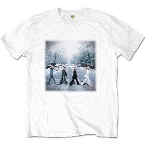 The Beatles - Abbey Christmas Uni Wht    i gruppen MERCH / T-Shirt / Rockoff_Nya April24 hos Bengans Skivbutik AB (5528373r)