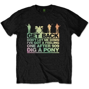 The Beatles - Get Back Gradient Uni Bl    i gruppen MERCHANDISE / T-shirt / Pop-Rock hos Bengans Skivbutik AB (5528375r)