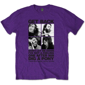 The Beatles - 3 Savile Row Uni Purp    i gruppen MERCHANDISE / T-shirt / Pop-Rock hos Bengans Skivbutik AB (5528378r)
