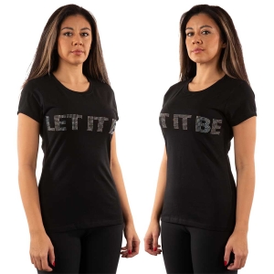 The Beatles - Let It Be Diamante Lady Bl    i gruppen MERCHANDISE / T-shirt / Pop-Rock hos Bengans Skivbutik AB (5528949r)