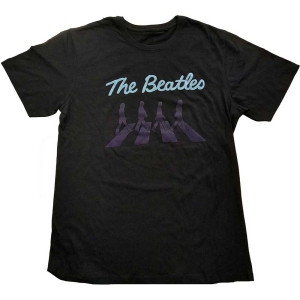 The Beatles - Crossing Silhouettes Uni Bl    i gruppen MERCHANDISE / T-shirt / Pop-Rock hos Bengans Skivbutik AB (5528958r)