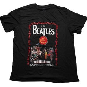 The Beatles - Our World 1967 Uni Bl    i gruppen MERCH / T-Shirt / Rockoff_Nya April24 hos Bengans Skivbutik AB (5528964r)