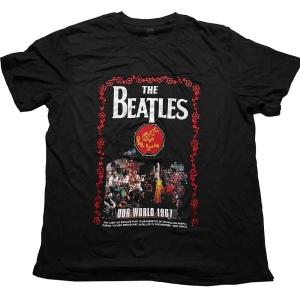 The Beatles - Our World 1967 Uni Bl    i gruppen MERCHANDISE / T-shirt / Pop-Rock hos Bengans Skivbutik AB (5528964r)
