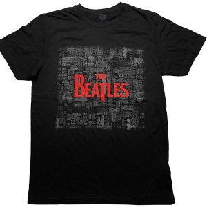 The Beatles - Tickets & Logo Uni Bl    i gruppen MERCH / T-Shirt / Rockoff_Nya April24 hos Bengans Skivbutik AB (5528970r)