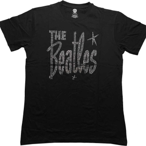 The Beatles - Retro Logo Diamante Uni Bl    i gruppen MERCHANDISE / T-shirt / Pop-Rock hos Bengans Skivbutik AB (5528980r)