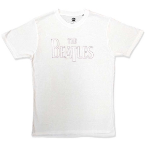 The Beatles - Drop T Embroidered Uni Wht    i gruppen MERCH / T-Shirt / Rockoff_Nya April24 hos Bengans Skivbutik AB (5528985r)