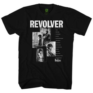 The Beatles - Revolver Tracklist Uni Bl    i gruppen MERCH / T-Shirt / Rockoff_Nya April24 hos Bengans Skivbutik AB (5528992r)