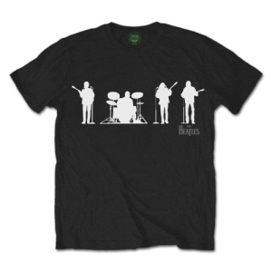 The Beatles - Saville Row Line Up Silhouette Uni Bl    i gruppen MERCH / T-Shirt / Rockoff_Nya April24 hos Bengans Skivbutik AB (5529001r)