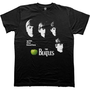 The Beatles - With The Beatles Apple Uni Bl    i gruppen MERCH / T-Shirt / Rockoff_Nya April24 hos Bengans Skivbutik AB (5529011r)