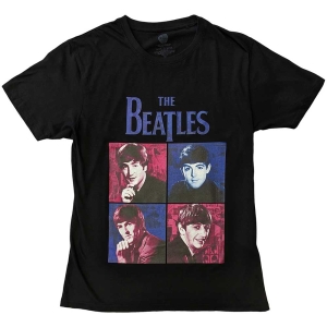 The Beatles - Portraits Uni Bl    i gruppen MERCH / T-Shirt / Rockoff_Nya April24 hos Bengans Skivbutik AB (5529012r)