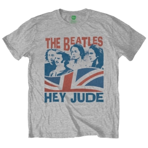 The Beatles - Windswept/Hey Jude Uni Grey    i gruppen MERCH / T-Shirt / Rockoff_Nya April24 hos Bengans Skivbutik AB (5529043r)