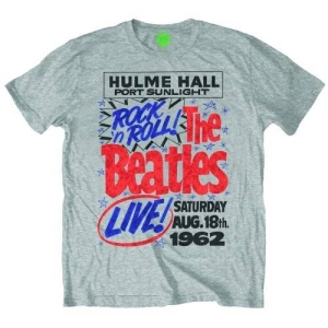The Beatles - Rock N Roll Uni Grey    i gruppen MERCH / T-Shirt / Rockoff_Nya April24 hos Bengans Skivbutik AB (5529044r)