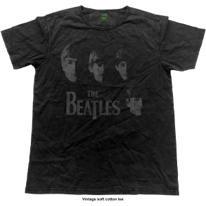 The Beatles - Vtge Faces Uni Bl    i gruppen MERCH / T-Shirt / Rockoff_Nya April24 hos Bengans Skivbutik AB (5529061r)