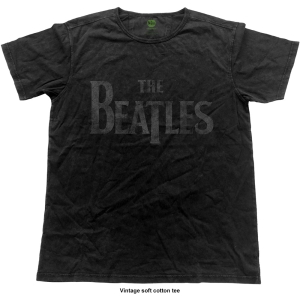 The Beatles - Vtge Logo Uni Bl    i gruppen MERCH / T-Shirt / Rockoff_Nya April24 hos Bengans Skivbutik AB (5529062r)