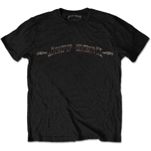 Jeff Beck - Vtge Logo Uni Bl    i gruppen MERCHANDISE / T-shirt / Blues hos Bengans Skivbutik AB (5529233r)
