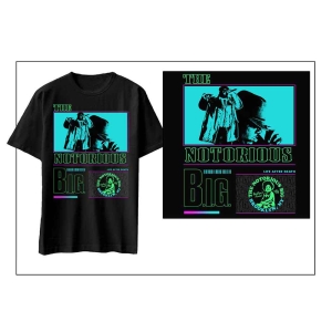 Biggie Smalls - Life After Death Neon Uni Bl    i gruppen MERCHANDISE / T-shirt / Hip Hop-Rap hos Bengans Skivbutik AB (5529451r)