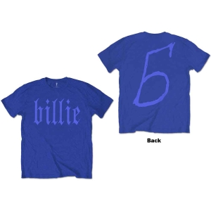 Billie Eilish - Billie 5 Uni Blue    i gruppen MERCH / T-Shirt / Rockoff_Nya April24 hos Bengans Skivbutik AB (5529471r)