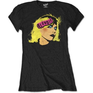 Blondie - Punk Logo Lady Bl    i gruppen MERCH / T-Shirt / Rockoff_Nya April24 hos Bengans Skivbutik AB (5529794r)