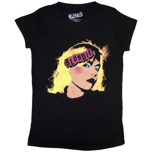Blondie - Punk Logo Lady Bl    i gruppen MERCHANDISE / T-shirt / Pop-Rock hos Bengans Skivbutik AB (5529794r)