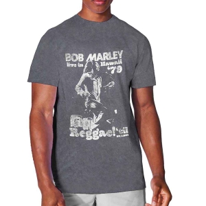 Bob Marley - Hawaii Snow Wash Uni Char    i gruppen MERCHANDISE / T-shirt / Reggae hos Bengans Skivbutik AB (5529820r)