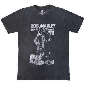 Bob Marley - Hawaii Snow Wash Uni Char    i gruppen MERCHANDISE / T-shirt / Reggae hos Bengans Skivbutik AB (5529820r)