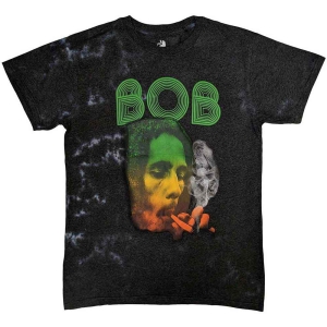 Bob Marley - Smoke Gradient Uni Grey Dip-Dye    i gruppen MERCHANDISE / T-shirt / Reggae hos Bengans Skivbutik AB (5529832r)