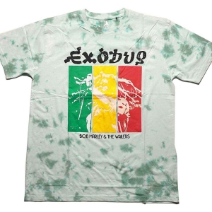 Bob Marley - Rasta Colours Uni Green Dip-Dye    i gruppen MERCHANDISE / T-shirt / Reggae hos Bengans Skivbutik AB (5529842r)