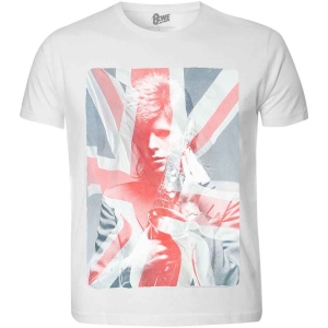 David Bowie - Union Jack & Sax Uni Sublim  1 i gruppen MERCHANDISE / T-shirt / Pop-Rock hos Bengans Skivbutik AB (5530040)