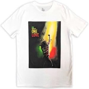 Bob Marley - One Love Movie Poster Uni Wht    i gruppen MERCHANDISE / T-shirt / Reggae hos Bengans Skivbutik AB (5530196r)
