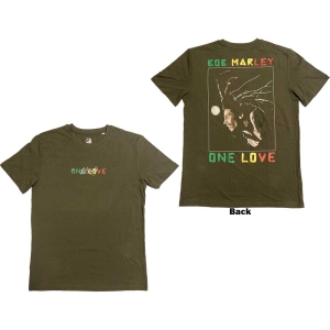 Bob Marley - One Love Dreads Uni Green    i gruppen MERCHANDISE / T-shirt / Reggae hos Bengans Skivbutik AB (5530199r)