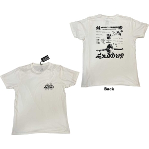 Bob Marley - Exodus Tracklist Uni Wht    i gruppen MERCHANDISE / T-shirt / Reggae hos Bengans Skivbutik AB (5530200r)