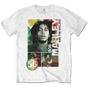 Bob Marley - Packaged 56 Hope Road Rasta Uni Wht    i gruppen MERCHANDISE / T-shirt / Reggae hos Bengans Skivbutik AB (5530202r)