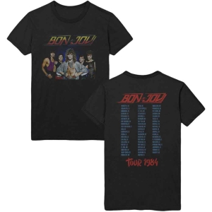 Bon Jovi - Tour '84 Uni Bl    i gruppen MERCHANDISE / T-shirt / Hårdrock hos Bengans Skivbutik AB (5530205r)