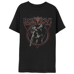 Bon Jovi - Triangle Overlap Uni Bl    i gruppen MERCHANDISE / T-shirt / Hårdrock hos Bengans Skivbutik AB (5530206r)