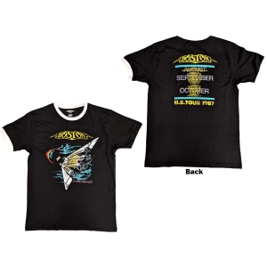 Boston - Us Tour '87 Ringer Uni Bl    i gruppen MERCHANDISE / T-shirt / Hårdrock hos Bengans Skivbutik AB (5530214r)