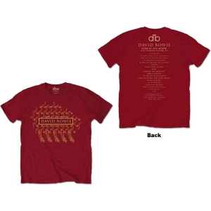 David Bowie - Phoenix Festival Uni Red    i gruppen MERCH / T-Shirt / Rockoff_Nya April24 hos Bengans Skivbutik AB (5530220r)