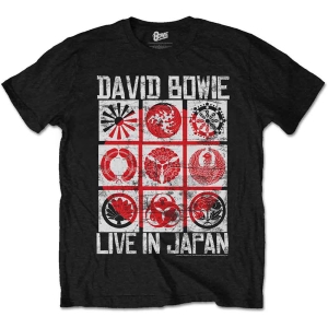 David Bowie - Live In Japan Uni Bl    i gruppen MERCHANDISE / T-shirt / Pop-Rock hos Bengans Skivbutik AB (5530241r)