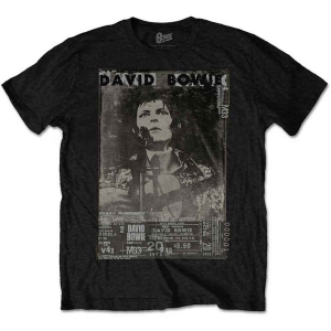 David Bowie - Ziggy Live Uni Bl    i gruppen MERCHANDISE / T-shirt / Pop-Rock hos Bengans Skivbutik AB (5530246r)