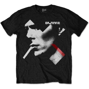 David Bowie - X Smoke Red Uni Bl    i gruppen MERCH / T-Shirt / Rockoff_Nya April24 hos Bengans Skivbutik AB (5530248r)