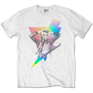 David Bowie - Holographic Bolt Uni Wht    i gruppen MERCH / T-Shirt / Rockoff_Nya April24 hos Bengans Skivbutik AB (5530260r)