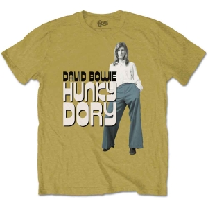 David Bowie - Hunky Dory 2 Uni Mustard    i gruppen MERCH / T-Shirt / Rockoff_Nya April24 hos Bengans Skivbutik AB (5530262r)