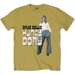 David Bowie - Hunky Dory 2 Uni Mustard    i gruppen MERCHANDISE / T-shirt / Pop-Rock hos Bengans Skivbutik AB (5530262r)