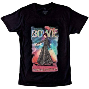 David Bowie - Moonage 11 Fade Glitter Uni Bl    i gruppen MERCHANDISE / T-shirt / Pop-Rock hos Bengans Skivbutik AB (5530632r)
